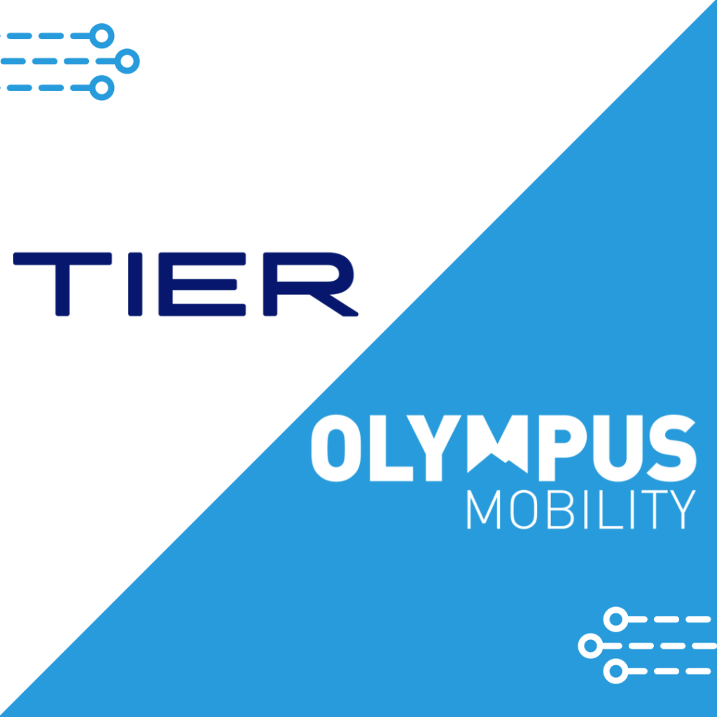 TIER Mobility in the corporate mobility app of Olympus Mobility