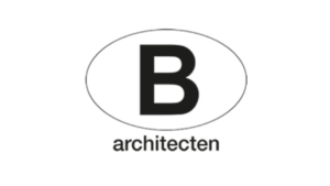 Logo van B-Architecten, de architecten die kozen om hun dienstverplaatsingen te verduurzamen met het digitaal platform van Olympus Mobility
