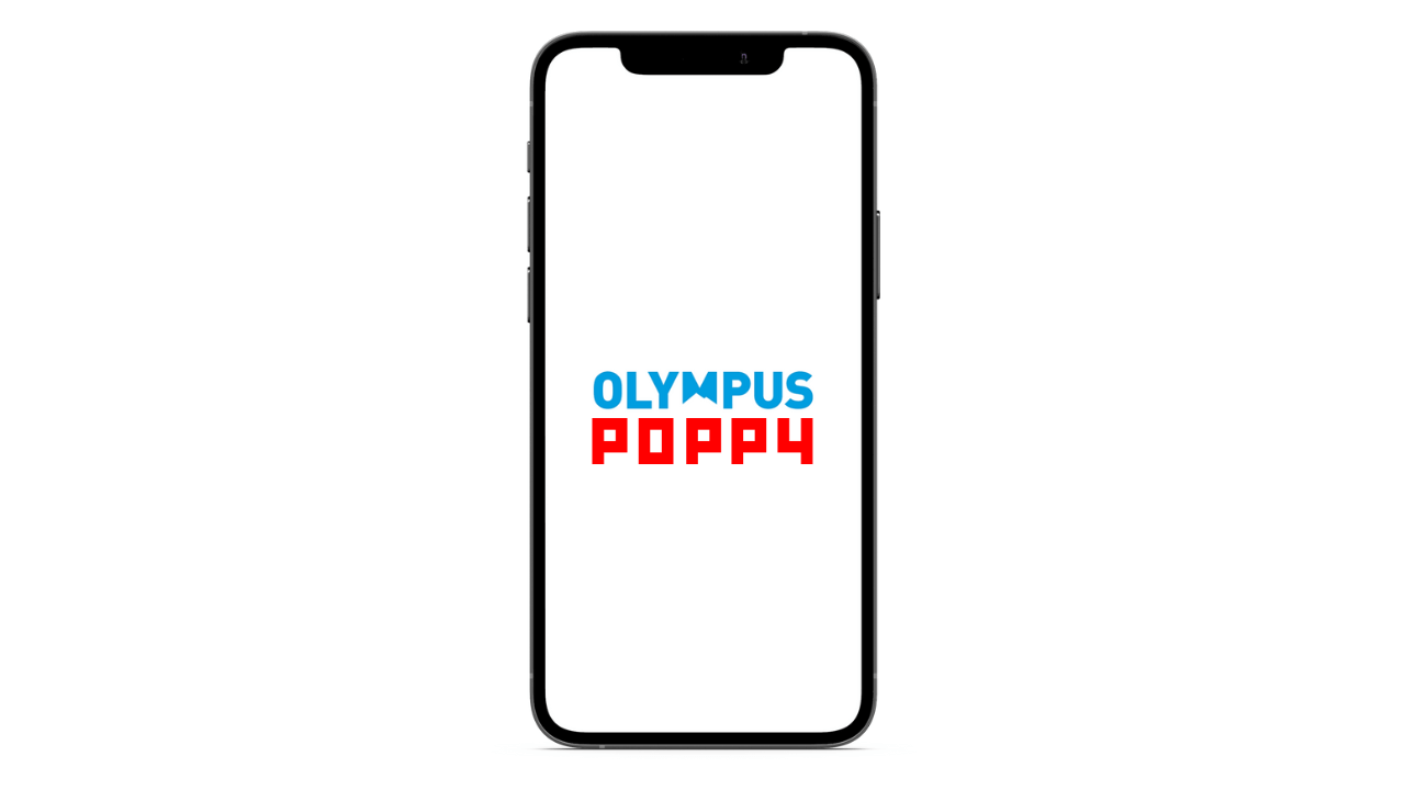 Poppy in de Olympus-app